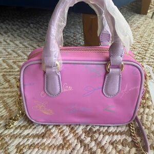 Stoney Clover Lane Lavender Mini Bag with Gold Chain